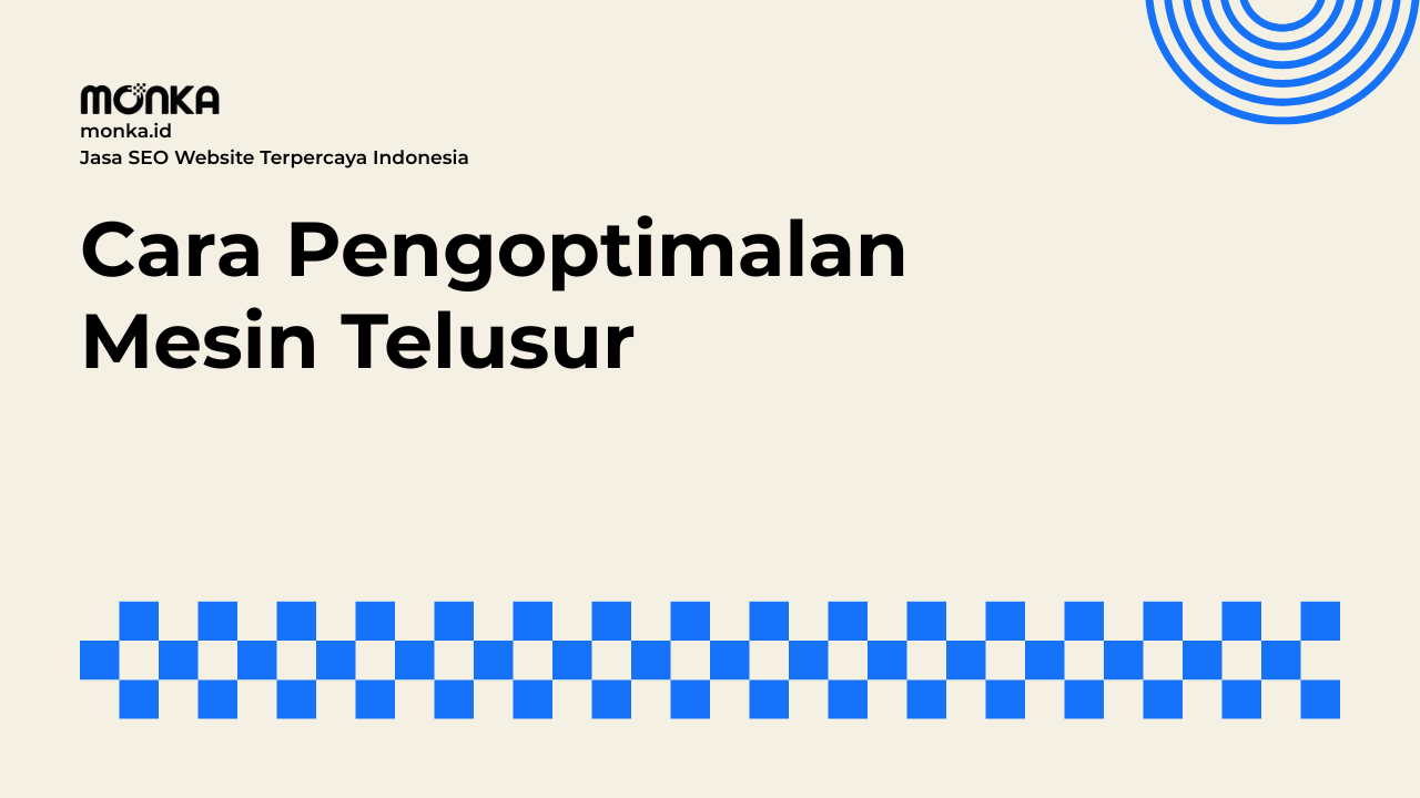 cara pengoptimalan mesin telusur